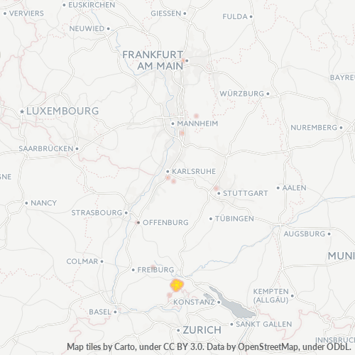 Business Heat Map for 7702