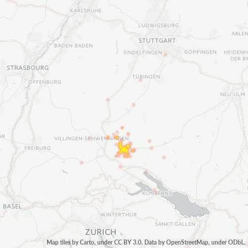 Business Heat Map for 7461