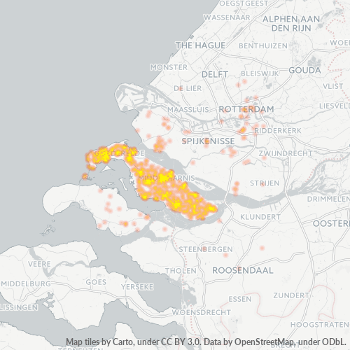 Heat Map ng Negosyo para sa 187