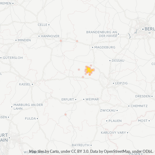 Mapa cieplna firm dla 3476