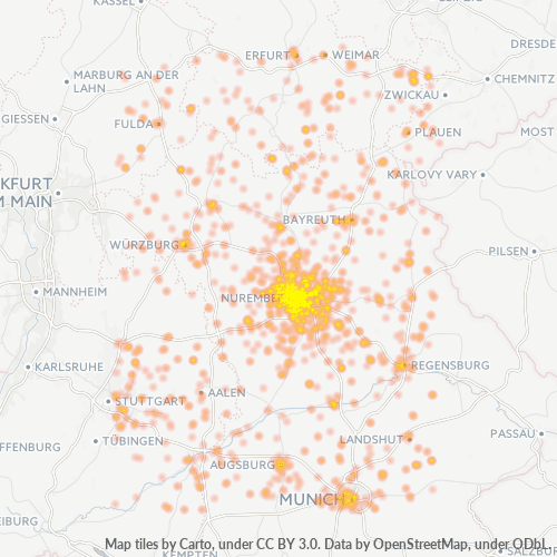 Business Heat Map for 911