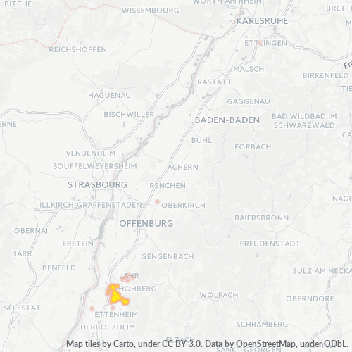 Business Heat Map for 7825