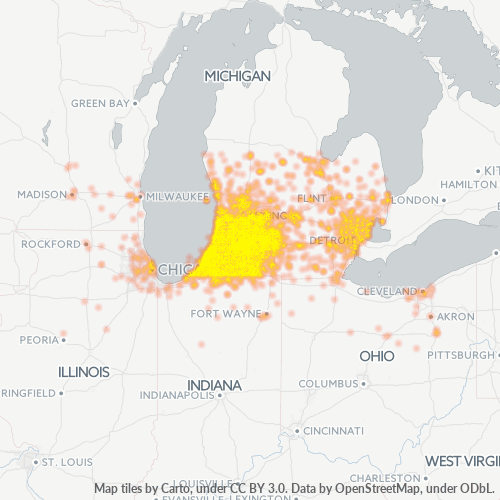 Business Heat Map for 269