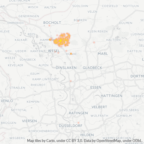 Mapa cieplna firm dla 2856