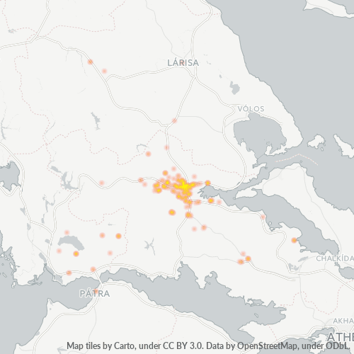 Heat Map ng Negosyo para sa 2231
