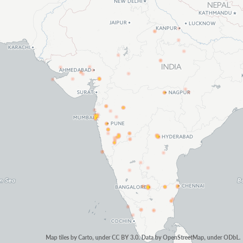 Business Heat Map for 2343