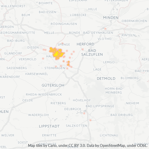 Business Heat Map for 5203