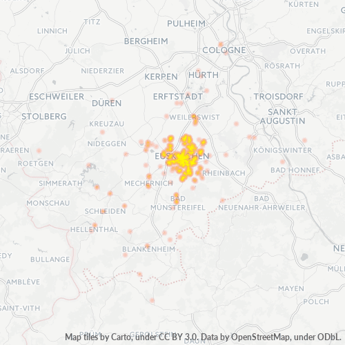 Business Heat Map for 2251