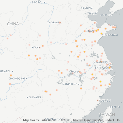Heat Map ng Negosyo para sa 7212