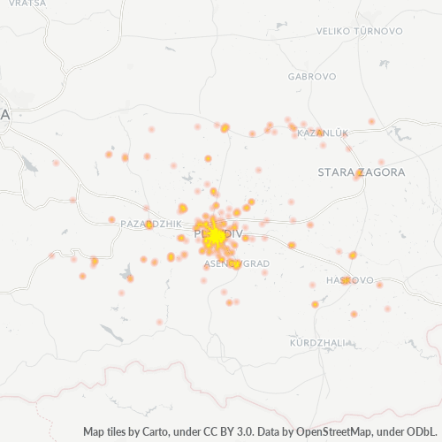 Business Heat Map for 32