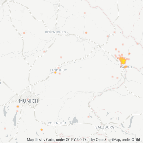 Business Heat Map for 8509