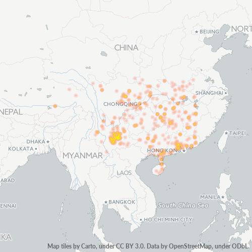 Heat Map ng Negosyo para sa 877