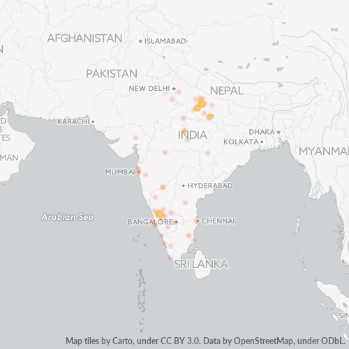 Business Heat Map for 8182