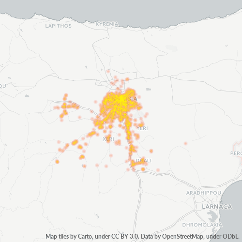 Business Heat Map for 22