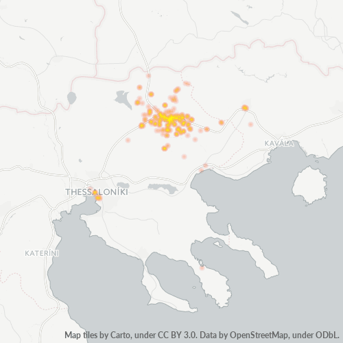 Business Heat Map for 2321