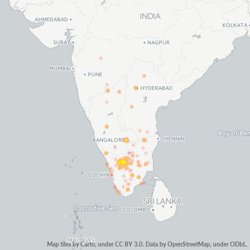 Heat Map ng Negosyo para sa 421