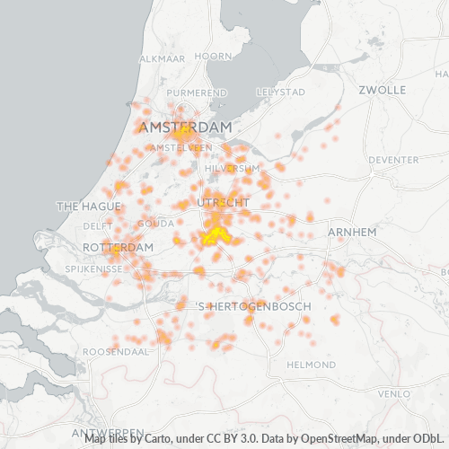 Business Heat Map for 347