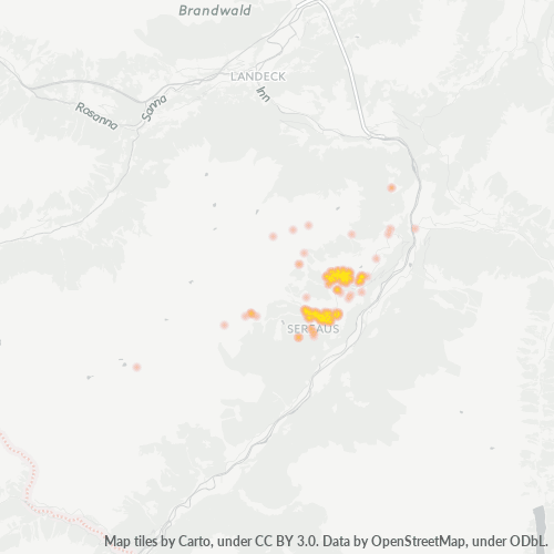 Heat Map ng Negosyo para sa 5476