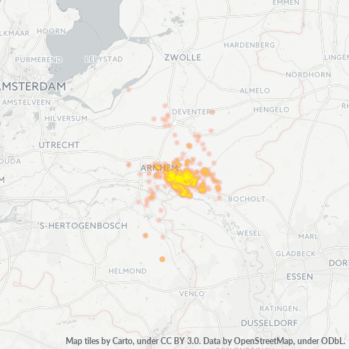 Business Heat Map for 316