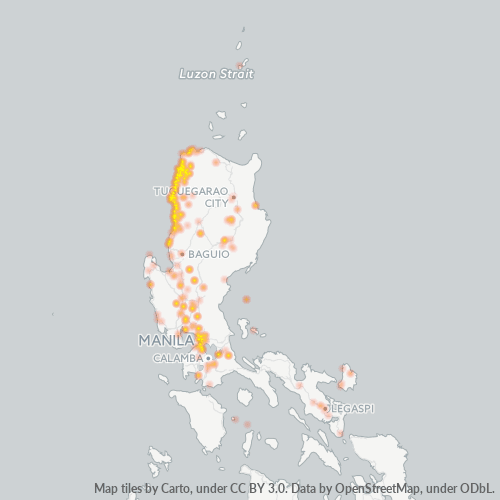 Business Heat Map for 77