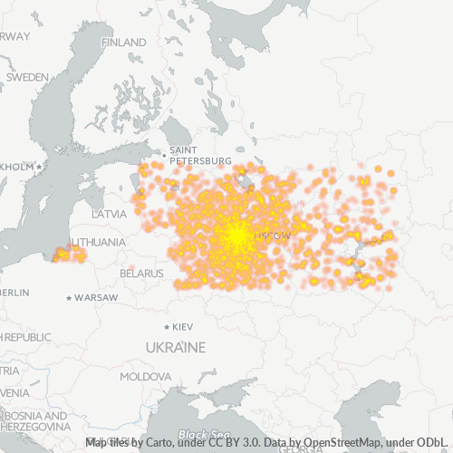 Heat Map ng Negosyo para sa 495