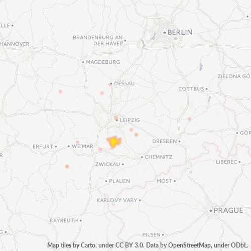 Business Heat Map for 3448