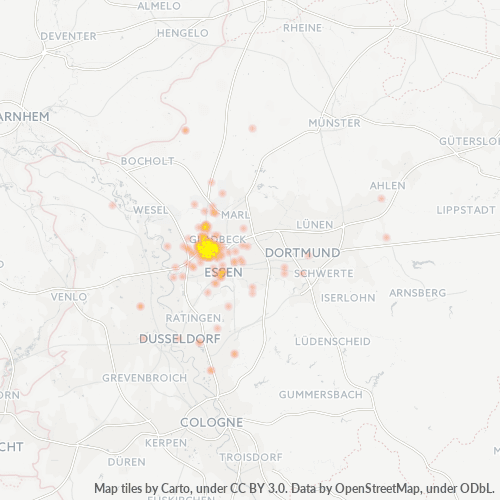 Business Heat Map for 2041