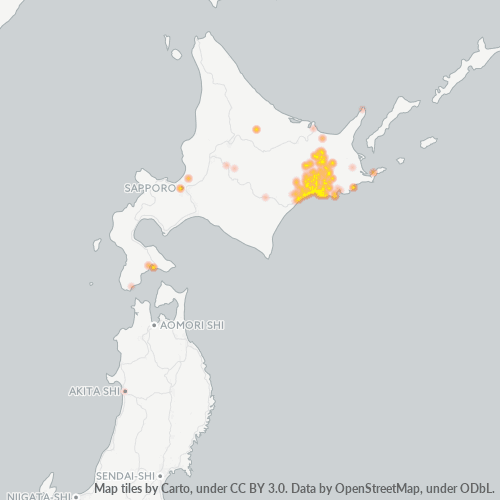 Business Heat Map for 154