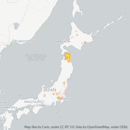 Business Heat Map for 175
