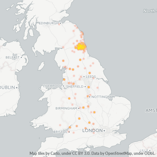 Business Heat Map for 1661