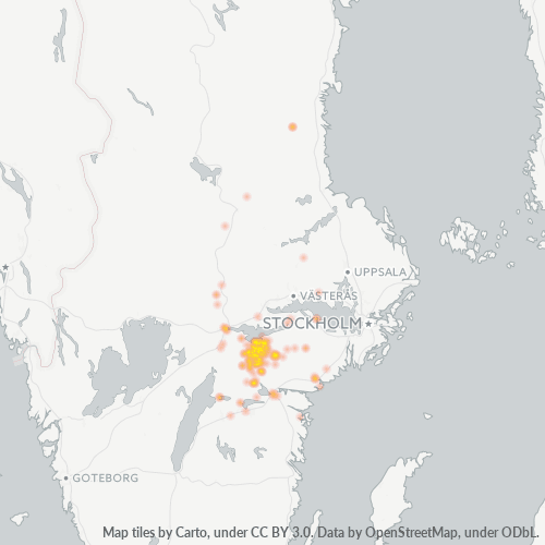 Unternehmens-Heatmap für 151