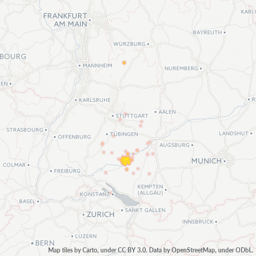 Business Heat Map for 7371