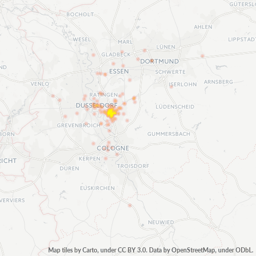 Heat Map ng Negosyo para sa 2103
