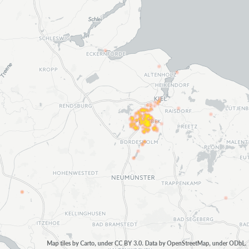 Business Heat Map for 4347