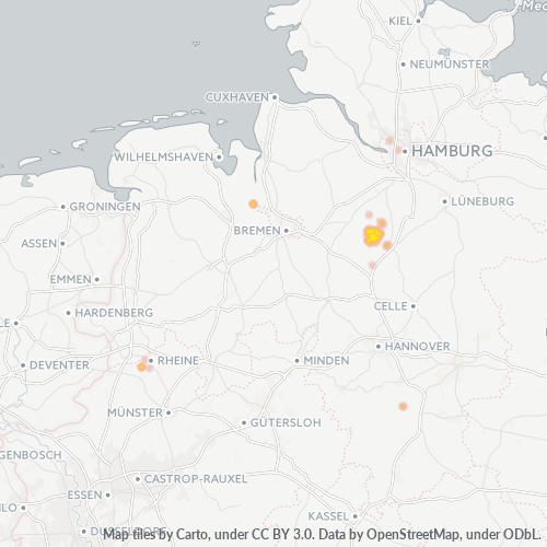 Business Heat Map for 5195