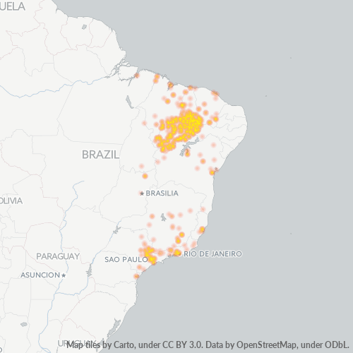 Business Heat Map for 89