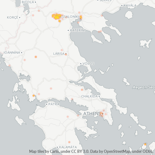 Heat Map ng Negosyo para sa 2332