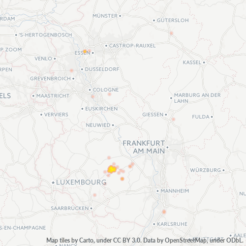Business Heat Map for 6752