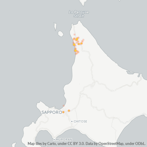Heat Map ng Negosyo para sa 1632