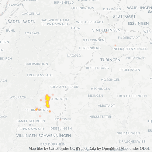 Business Heat Map for 7402