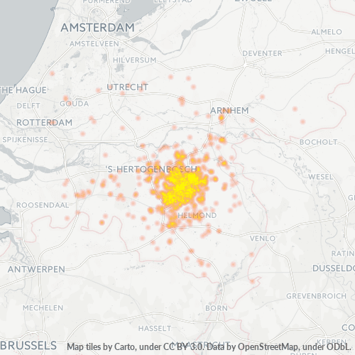 Business Heat Map for 413