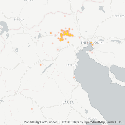 Heat Map ng Negosyo para sa 2382