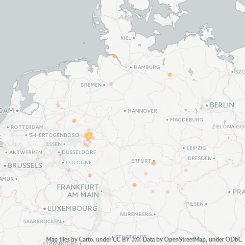 Business Heat Map for 2923