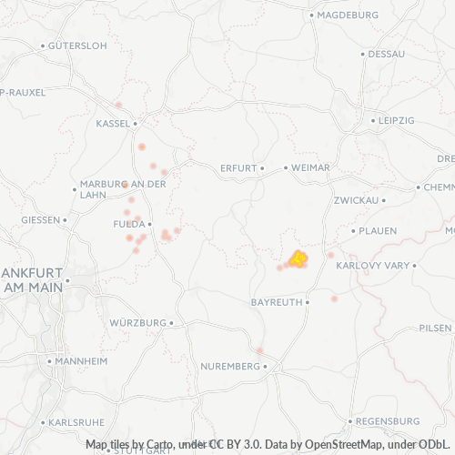 Business Heat Map for 9262
