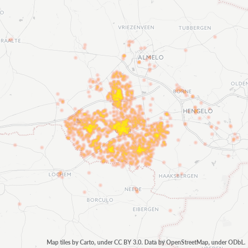 Business Heat Map for 547
