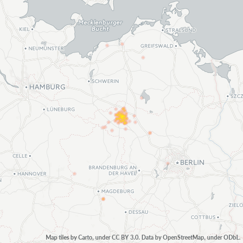 Business Heat Map for 3395