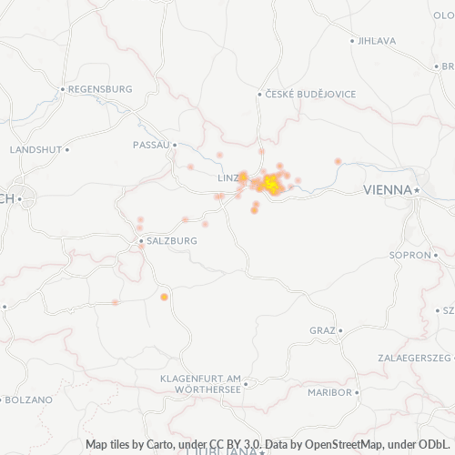 Heat Map ng Negosyo para sa 7262