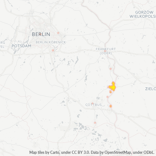Heat Map ng Negosyo para sa 3561