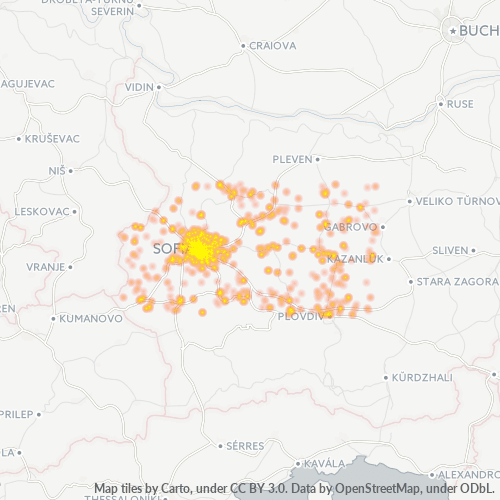 Unternehmens-Heatmap für 2