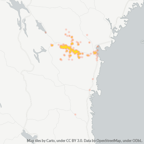 Heat Map ng Negosyo para sa 691